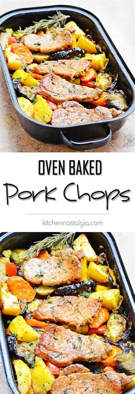 Oven Baked Pork Chops Kitchen Nostalgia