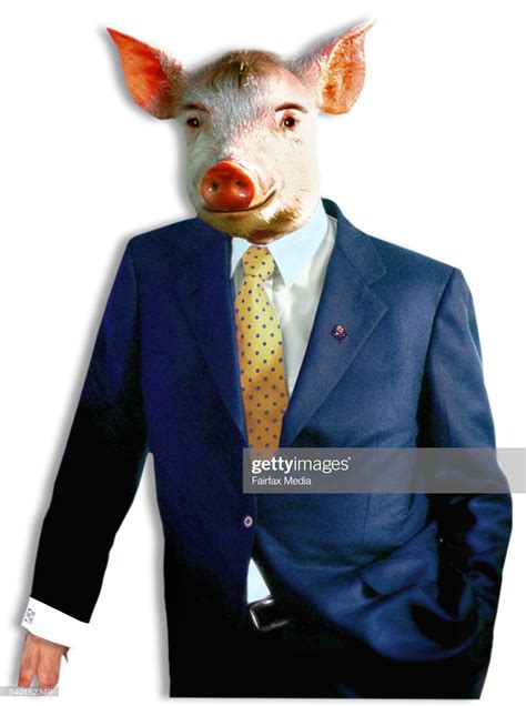 Man In Suit With The Head Of A Pig Mens Suits Suits Man