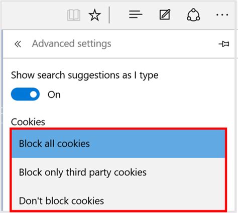 You can go through them one by one and delete as desired. Enable or Disable Cookies on Microsoft Edge Windows 10