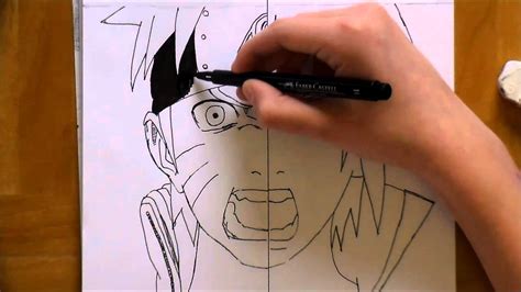 Naruto Uzumaki And Sasuke Uchiha Drawings
