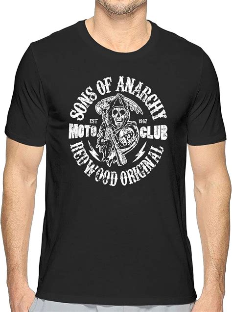 Sons Of Anarchy T Shirts For Men Adults Short Sleeve Crew