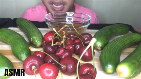 Cucumber Plus Cherry Mukbang Asmr Pobreng Vlogger By Joey Lagare