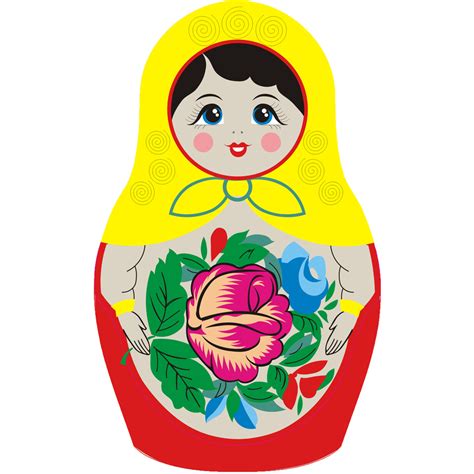 Matryoshka Doll Png Transparent Image Download Size 1000x1000px