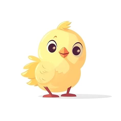 Premium Ai Image Cute Chick Illustration