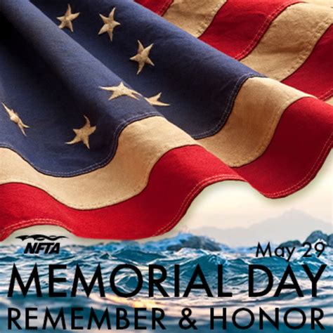 Memorial Day Remember And Honor Nfta Elements