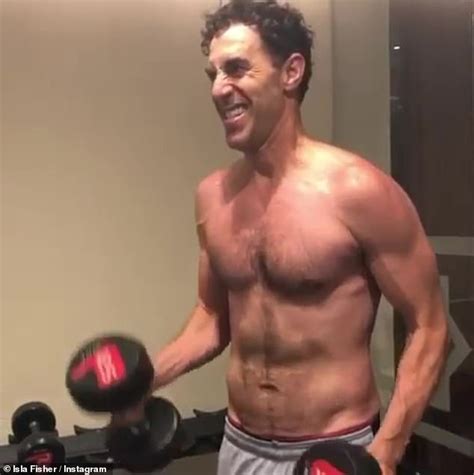 Sacha Baron Cohen Shows Off His Ripped Physique In Shirtless Video