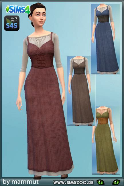 Blackys Sims 4 Zoo Dress Ma By Mammut • Sims 4 Downloads