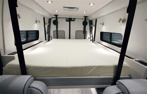 Sprinter With EuroLoft Bed Lift Bed Lifts Van Bed Campervan Bed