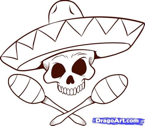 How To Draw A Sombrero Step By Step