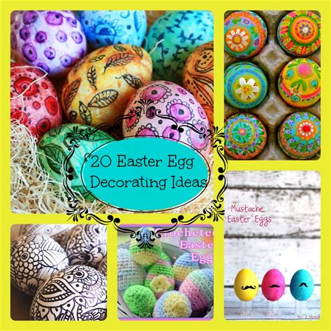 Easter Egg Ideas 20 Great Egg Decorating Ideas