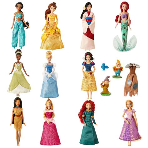 Product Image Of Disney Princess Classic Doll Collection Gift Set Disney Princess Doll