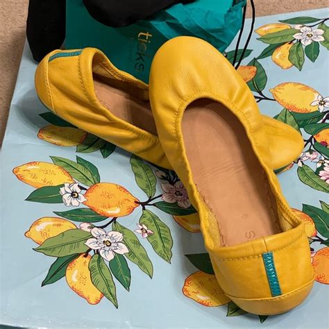 Tieks Shoes Tieks Mustard Yellow Ballet Flats Poshmark