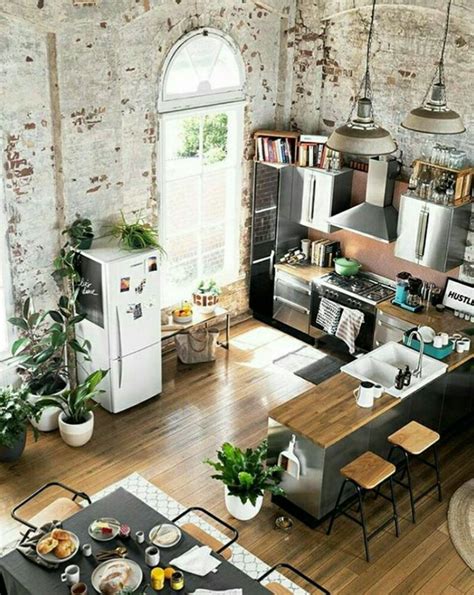 Consisting mostly of neutral hues and materials that focus on unique textures, this design style is easy to pull off with lighting, decor, and furniture. 64 Small Modern Industrial Apartment Decoration Ideas ...