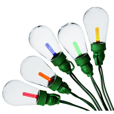Shop Holiday Living 25 Count 16 Ft Constant Multicolor Edison Led Plug