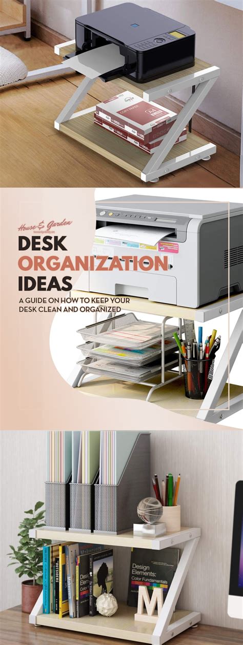 Organize your workspace with tips such as: 15+ Desk Organization Ideas (Working Desk Organization ...