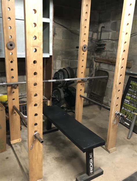 Diy Wooden Power Rack Overview Garage Gym Experiment
