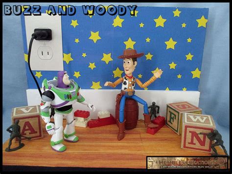 Buzz And Woody Toy Story Custom Diorama Playset