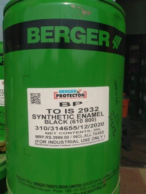 Berger Bp Synthetic Enamel Is Ltr At Rs Litre In New Delhi