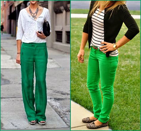 Fashion Poise 5 Ways To Wear Green Pants Wear Green Olive Green