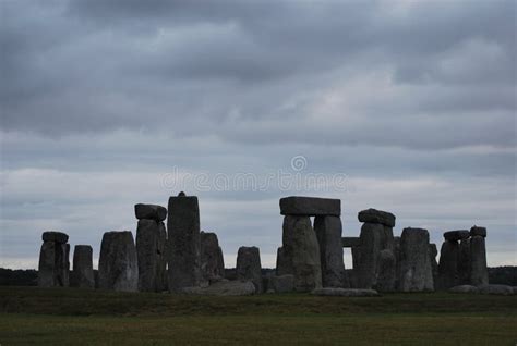 A Mysterious Stonehenge Stock Image Image Of Consists 87209445