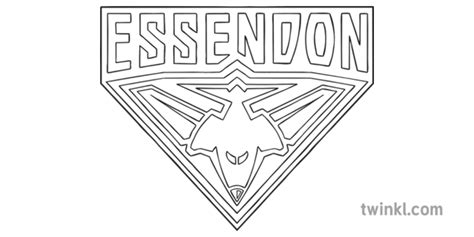 This free logos design of essendon bombers logo eps has been published by pnglogos.com. Essendon Bombers Team Logo Black and White Illustration ...
