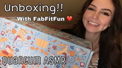 asmr unboxing with fabfitfun youtube