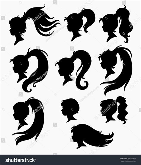 6134 Ponytail Hair Vector Images Stock Photos And Vectors Shutterstock