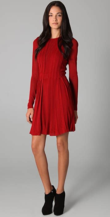 camilla and marc little scarlet pleated dress shopbop