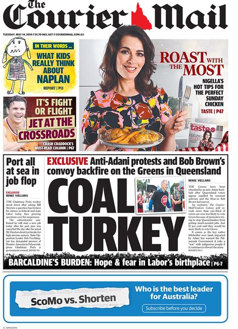 voters browned off by anti adani convoy the courier mail