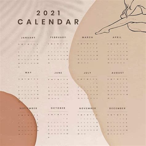 Kalender Januari 2021 Aesthetic Cute Annighoul