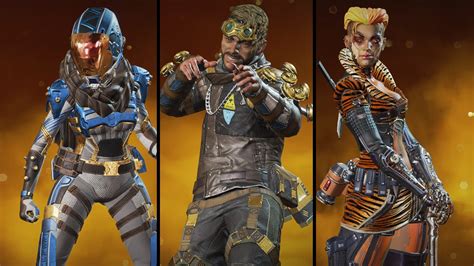 All Legend Skin Recolors From The Legend Recolor Store In Apex Legends