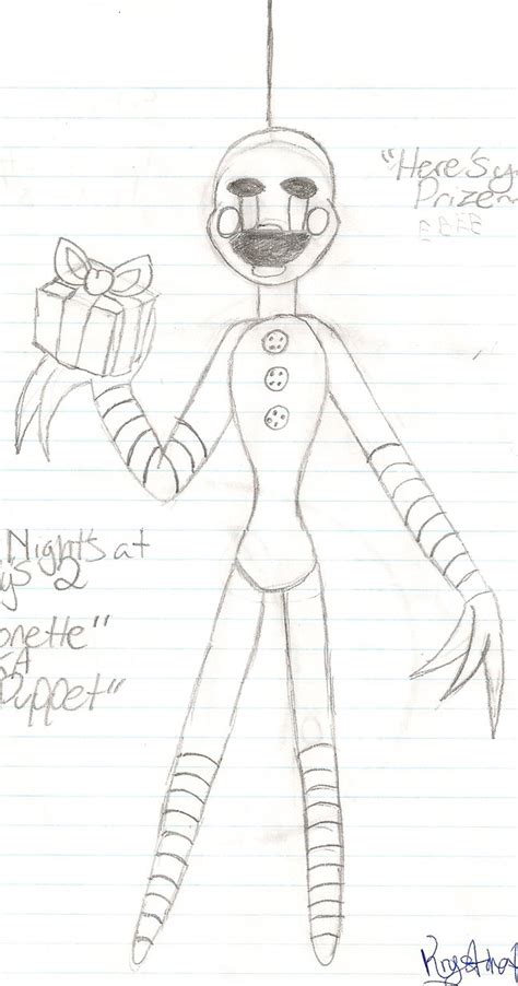 Puppet Fnaf Drawing At Getdrawings Free Download