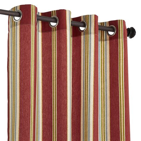 Asbury Striped Curtain 108