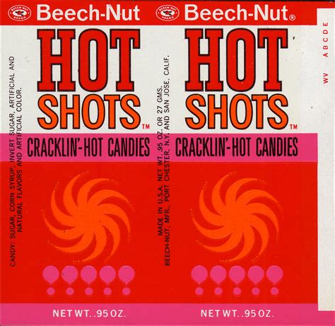 Beech Nut Hot Shots Cracklin Hot Candies Wrapper Proo Flickr