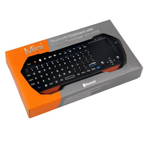 Mini Bluetooth Backlight Keyboard With Built In Touchpad Is11bt05
