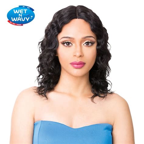 It S A Wig Brazilian Human Hair Swiss Lace Front Wig Hh Wet N Wavy Truly