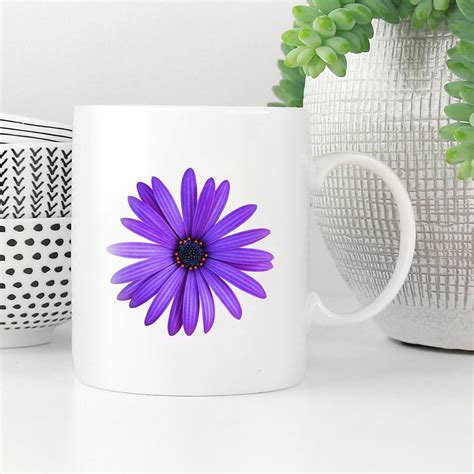 Daisy Clipart PNG Flower Sublimation PNG Half Daisy Purple Etsy UK