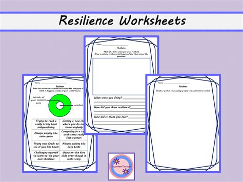 Resilience Worksheets