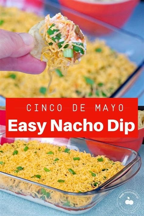 Easy Layered Nacho Dip Recipe Nacho Dip Layered Nacho Dip Easy