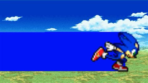 The Fastest Sonic Vs Shadow Sprite Animation Youtube