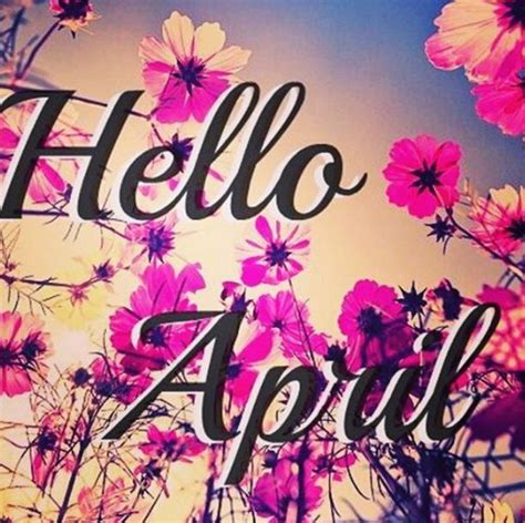 Hello April Facebook Imagenes