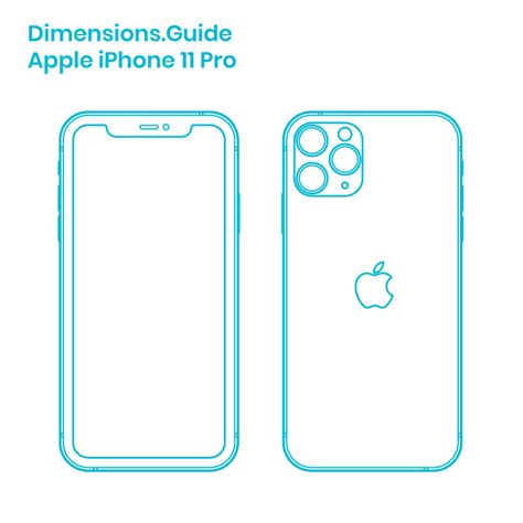 Apple IPhone Pro Dimensions Drawings Dimensions Com