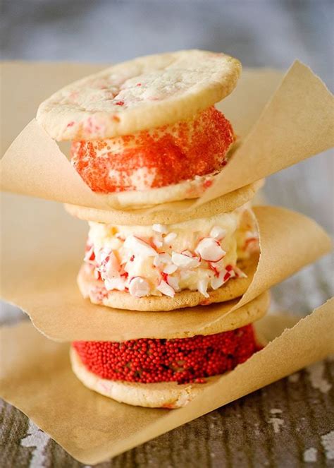 Peppermint Ice Cream Sandwiches Baked Bree