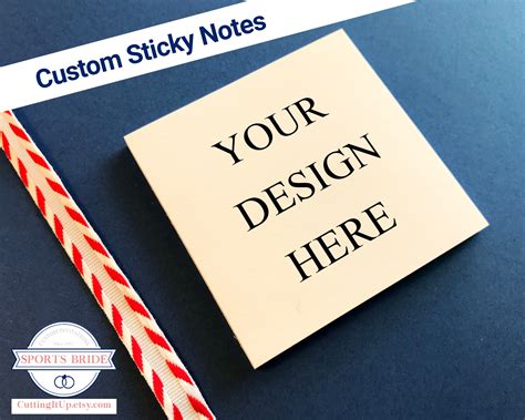 Personalized Sticky Notes Or Custom Printed Post It Notes As A Etsy