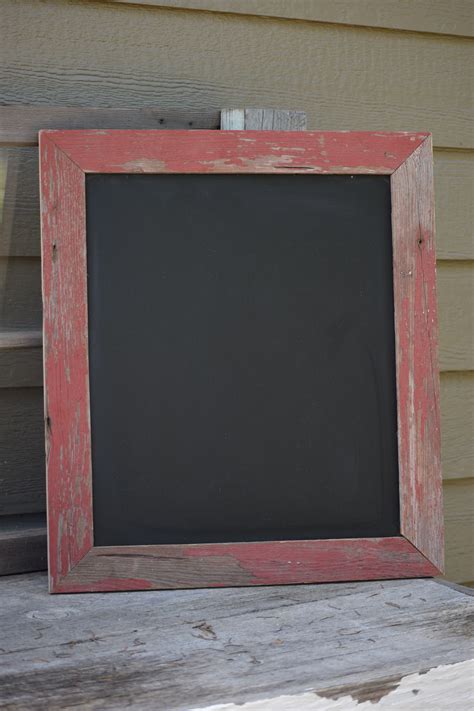 Red Wood Frame Chalkboard — Hrj Events And Vintage Rentals