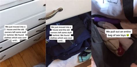 Couple Horrified After Finding Bag Of Sex Toys Left Behind By Previous