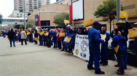 Steelworkers Union Protests At Corporate Headquarters For