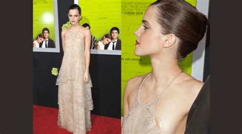 Emma Watson Accidental Nip Slip At The Los Angeles Premiere