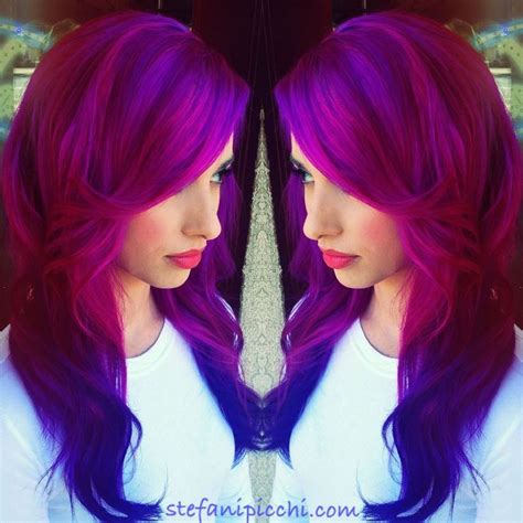10 Purple Magenta Ombre Hair Fashionblog