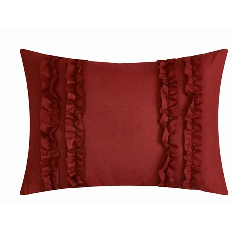Chic Home Elle Reversible Comforter Set In Burgundy And Reviews Wayfair